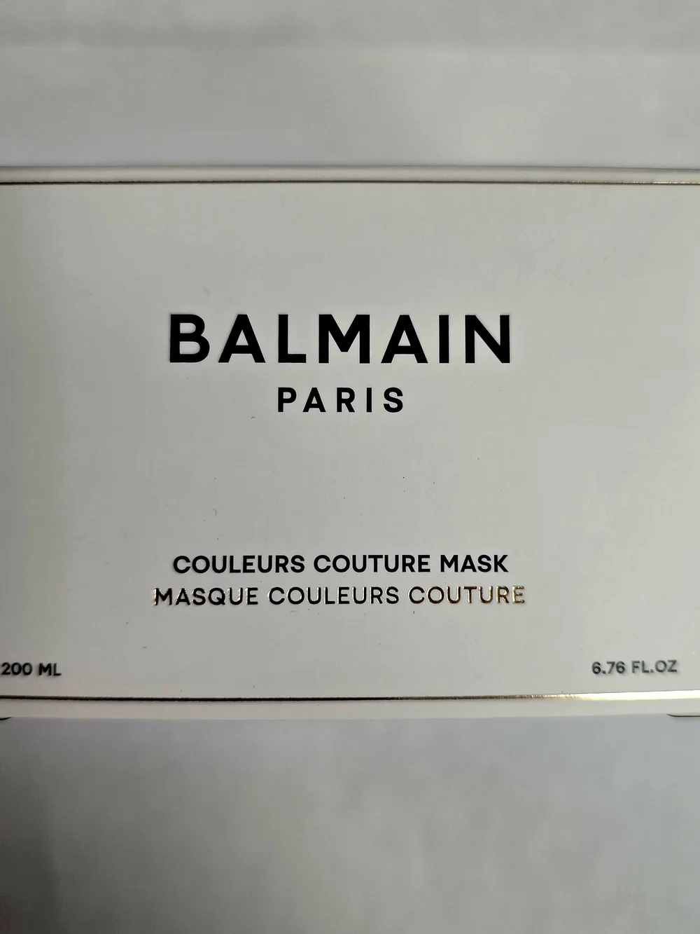 Balmain Paris Couleurs Couture Mask (MSRP $89)